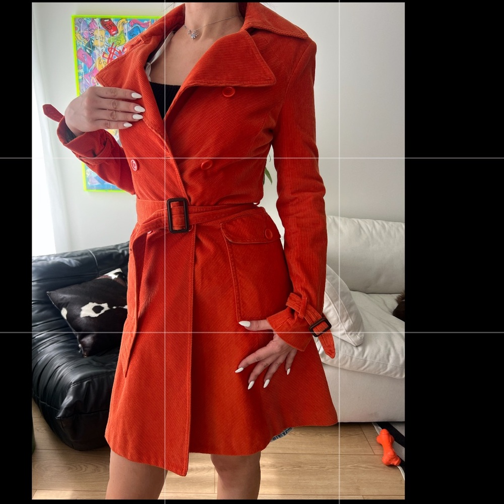Vintage Vibrant TrenchCoat